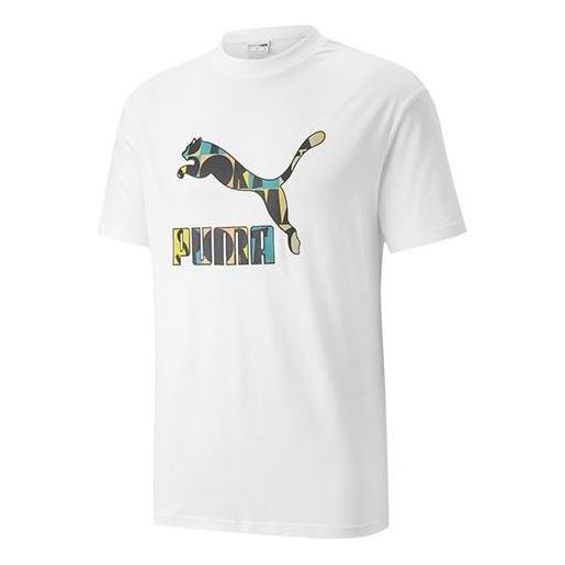 Majica Puma Graphic Print T-Shirt Bela | 535384-02