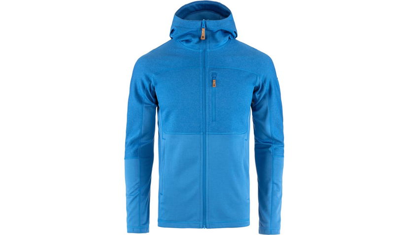 Pulover FJÄLLRÄVEN Abisko Trail Fleece Hooded Jacket Modra | F82257-525