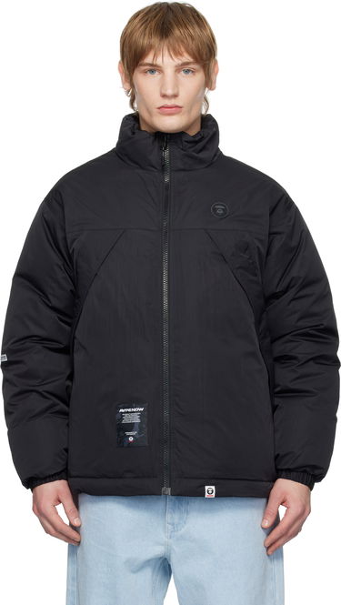 Puhovka AAPE by A Bathing Ape AAPE by A Bathing Ape 'AAPE NOW' Down Jacket Črna | AAPDNM7655XXNBKX, 0