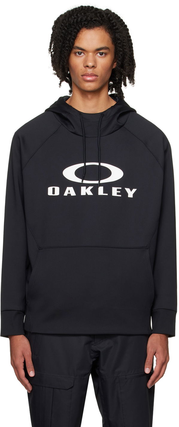 Pulover OAKLEY Black Sierra 2.0 Fleece Hoodie Črna | FOA402382