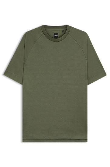 Majica BOSS Regular Fit Stretch T-Shirt Zelena | 50544008