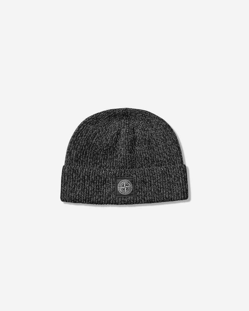 Beanie Stone Island Reflective Knit Beanie Črna | K2S15-N100001-S00L3 V0M29