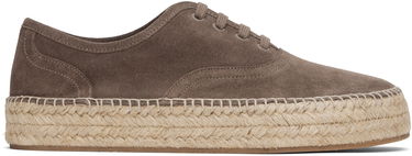 Oblačila JW Anderson JW Anderson Lace-Front Platform Espadrilles Siva | SE0031-LA0240, 0