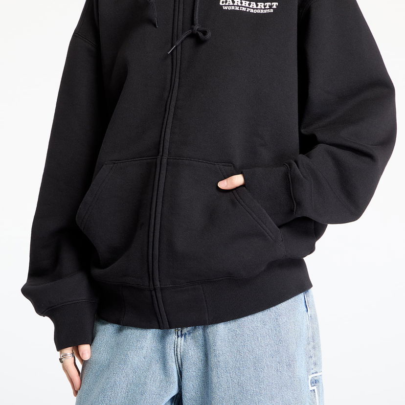 Pulover Carhartt WIP Hooded Runaway Sweat Jacket Črna | I034414_K02_06