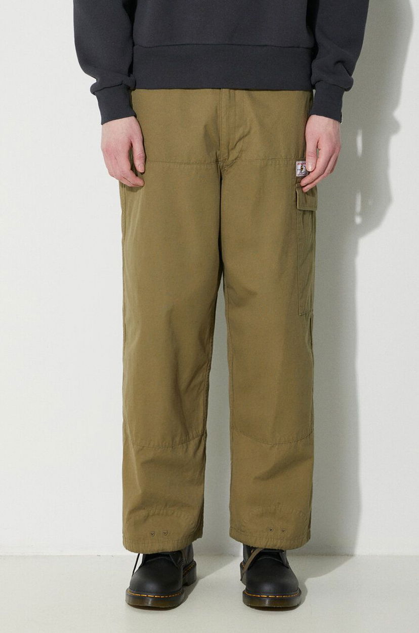 Cargo hlače Human Made Military Cargo Pants Zelena | HM26PT014