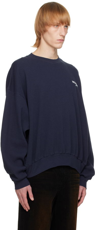 Pleteni pulover We11done Designer Basic Sweatshirt Modra | WD-TS3-22-798-U-NV, 1