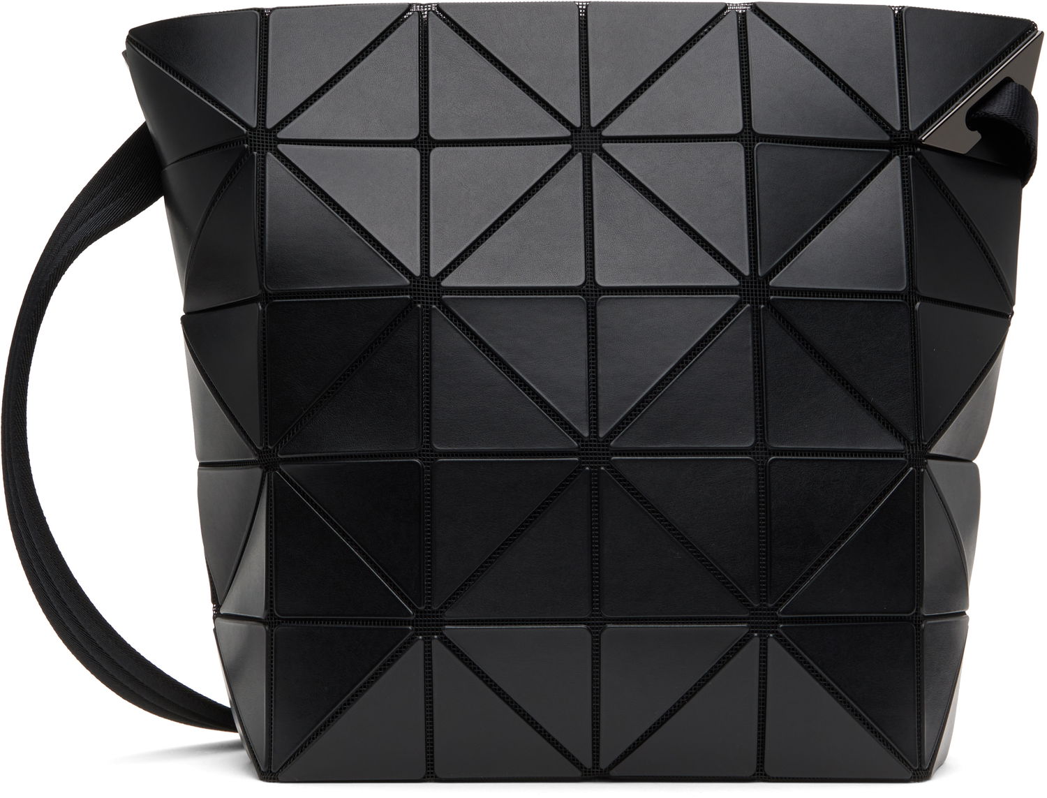 Torba za čez ramo BAO BAO ISSEY MIYAKE Geometric Patterned Black Shoulder Bag Črna | BB48AG491, 0
