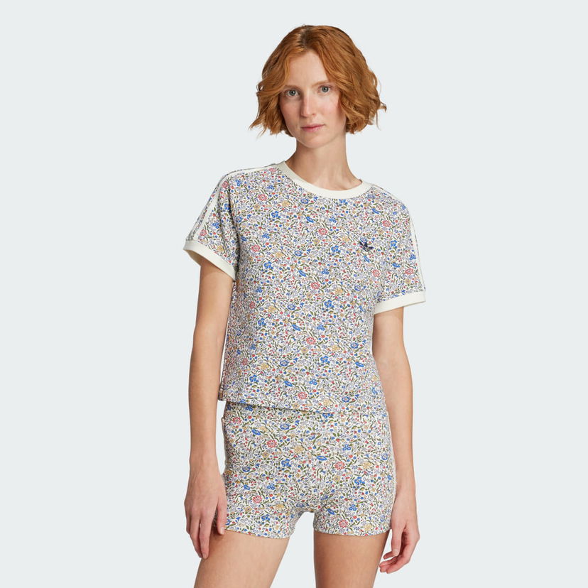 Majica adidas Originals adidas Originals x Liberty London Cali Tee Večbarvna | JW5199