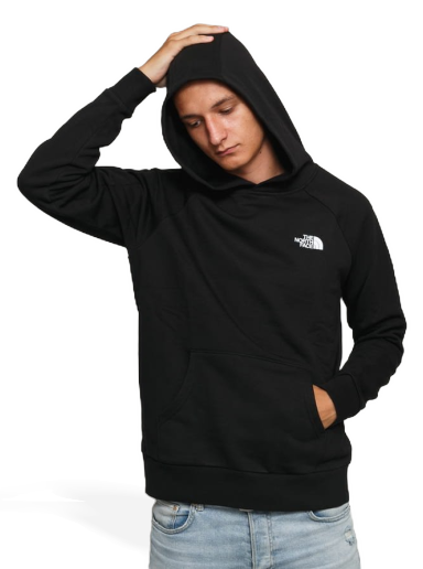 Pulover The North Face Raglan Red Box Hoodie Črna | NF0A2ZWUKY41