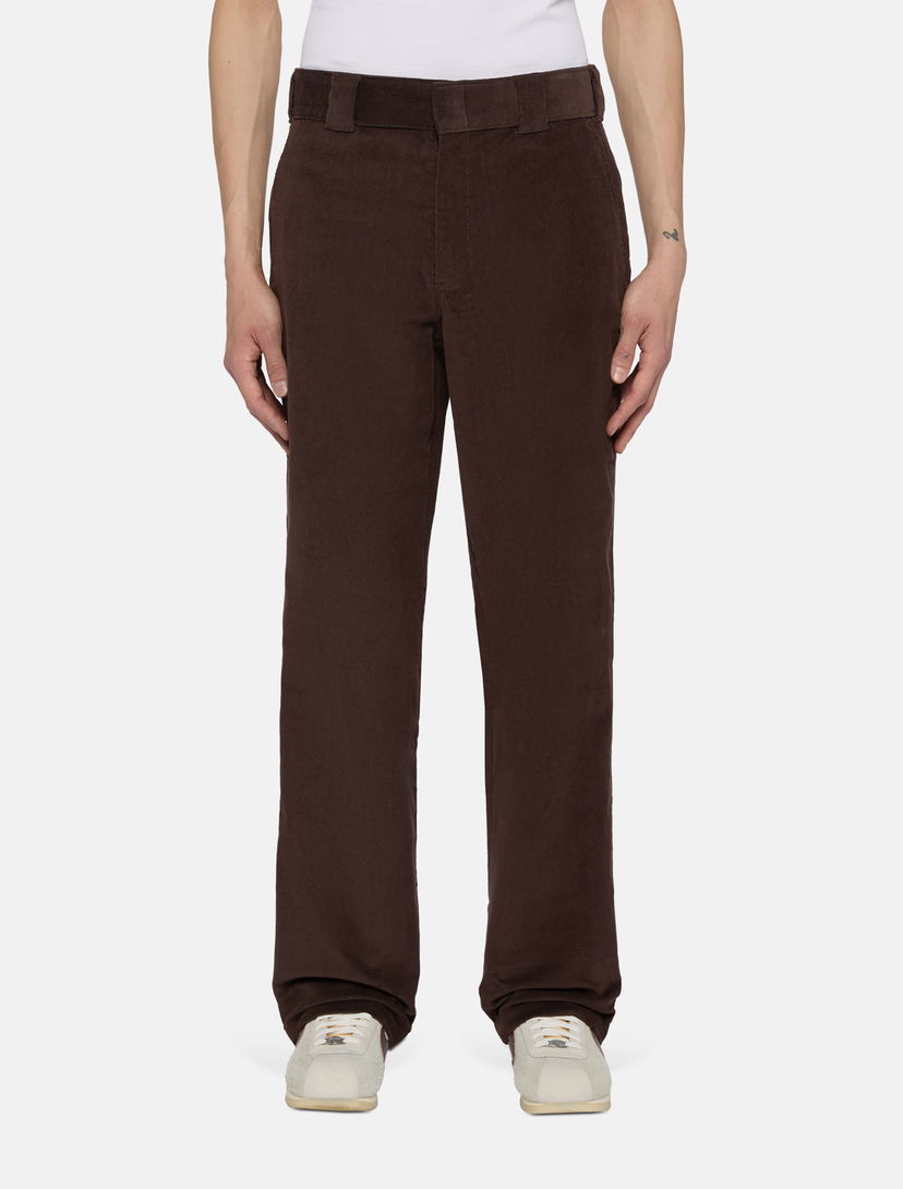 Hlače Dickies Corduroy 874 Pant Man Chocolate Brown Rjava | 0WPR22