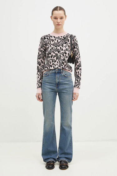 Kavbojke Fiorucci Fiorucci Flared Medium Waist Jeans Modra | U01FPDJE083DN01DN02, 4