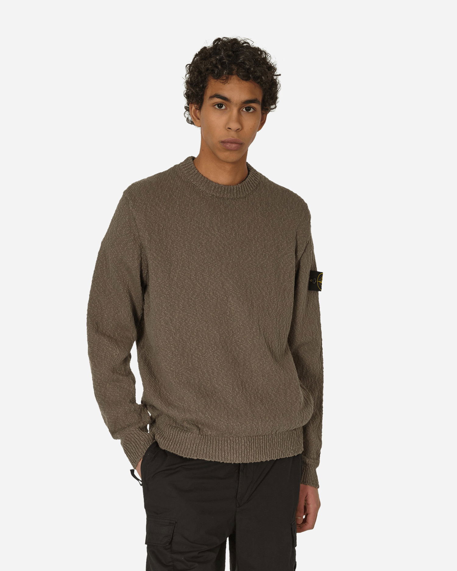 Pleteni pulover Stone Island Patch Sweater Siva | 8015562B1, 1