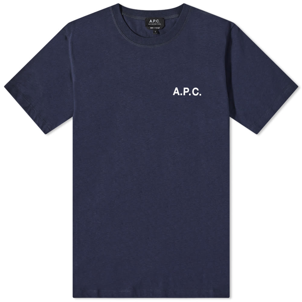 Majica A.P.C. Mike Logo Tee Mornarica | COETL-H26053-IAK, 0