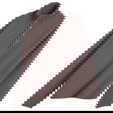 Pleteni pulover OUR LEGACY Our Legacy Navigator Polo, Size Small Rjava | M2253NW, 0