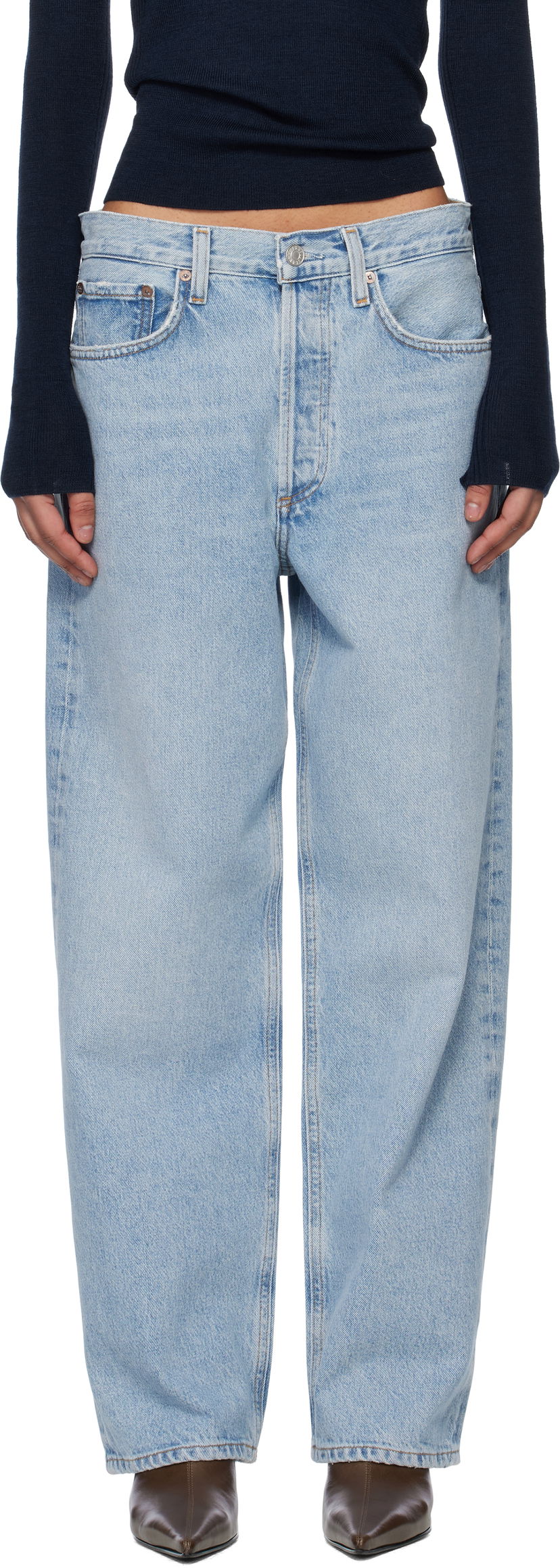 Kavbojke AGOLDE AGOLDE Henson Jeans Modra | A219-1141