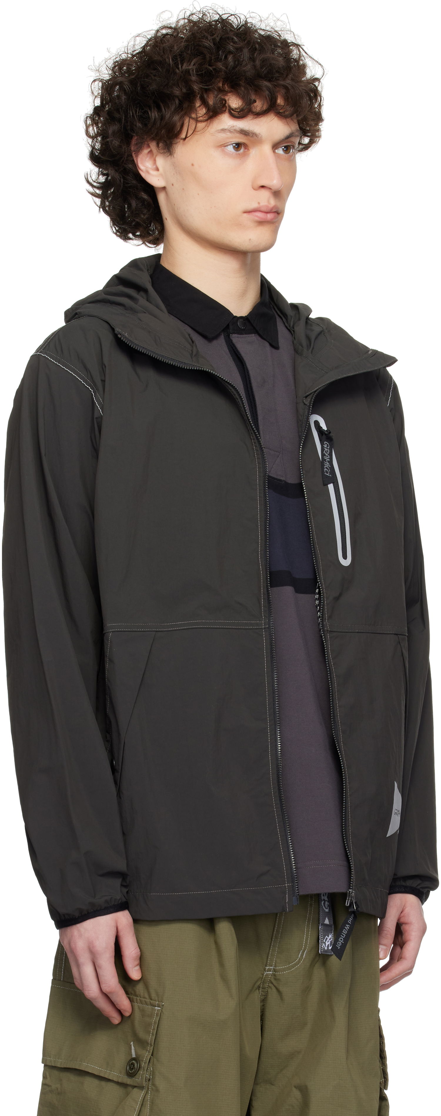Vetrovka and wander Gramicci Edition Brushed Nylon Jacket Zelena | GUJ5-S3000, 1