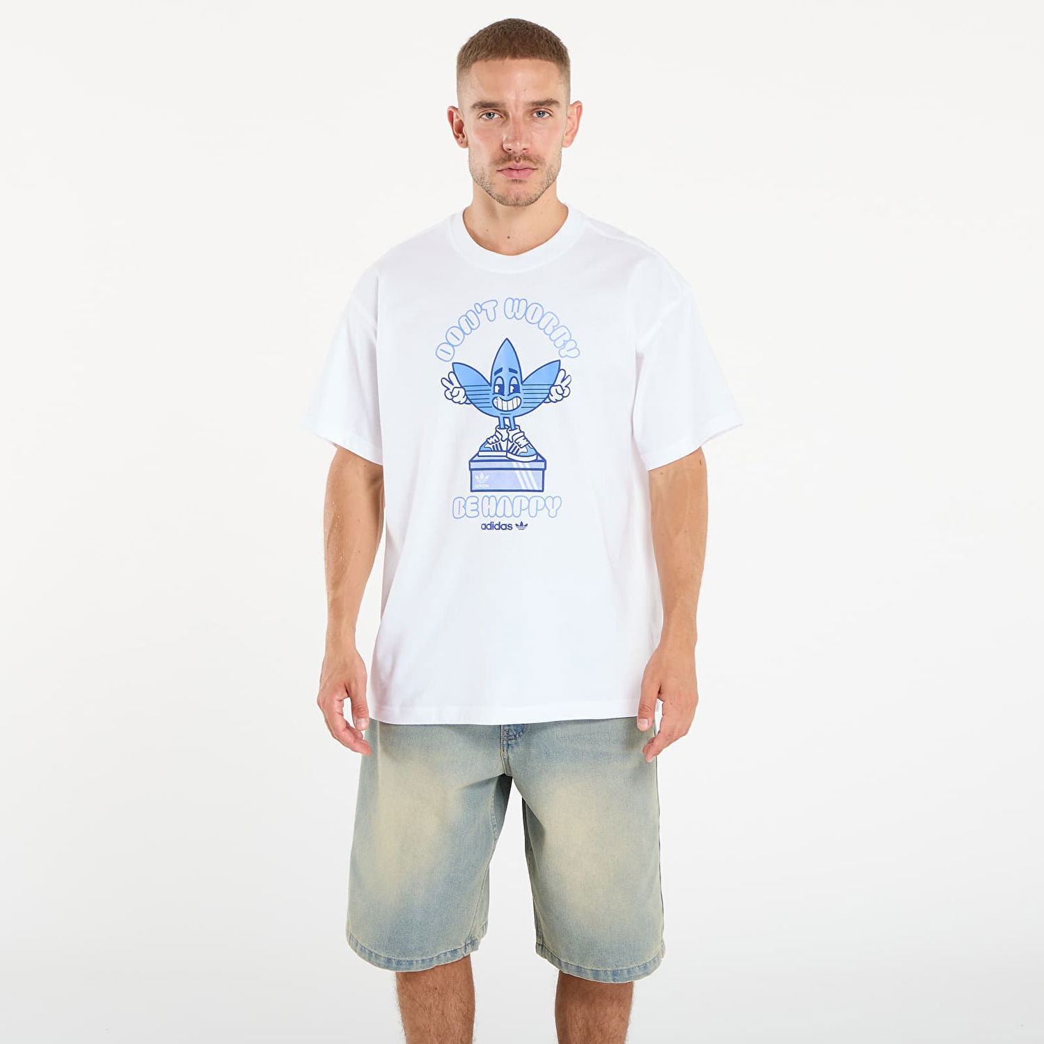 Majica adidas Originals adidas Treffy Smile Graphic T-Shirt Bela | KT2971, 0