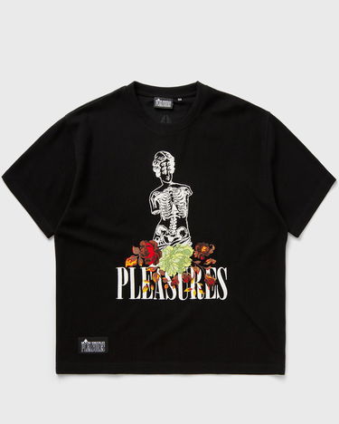 Majica Moose Knuckles X PLEASURES STATUE GRAPHIC TEE Črna | M33MT752PL-BLACK, 0