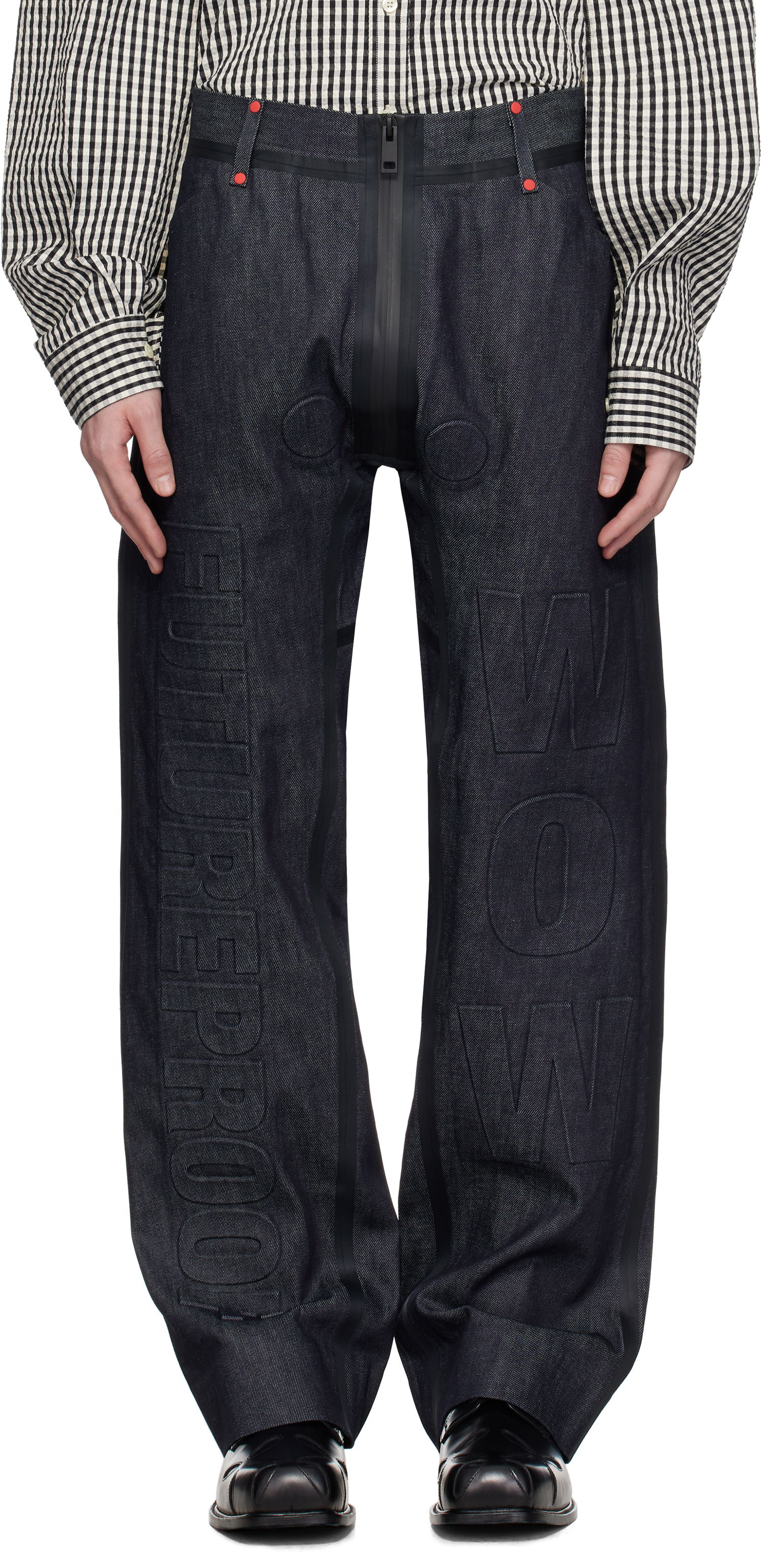 Kavbojke Walter Van Beirendonck Walter Van Beirendonck G-Star Edition Futureproof WOW Jeans Modra | D26531, 0