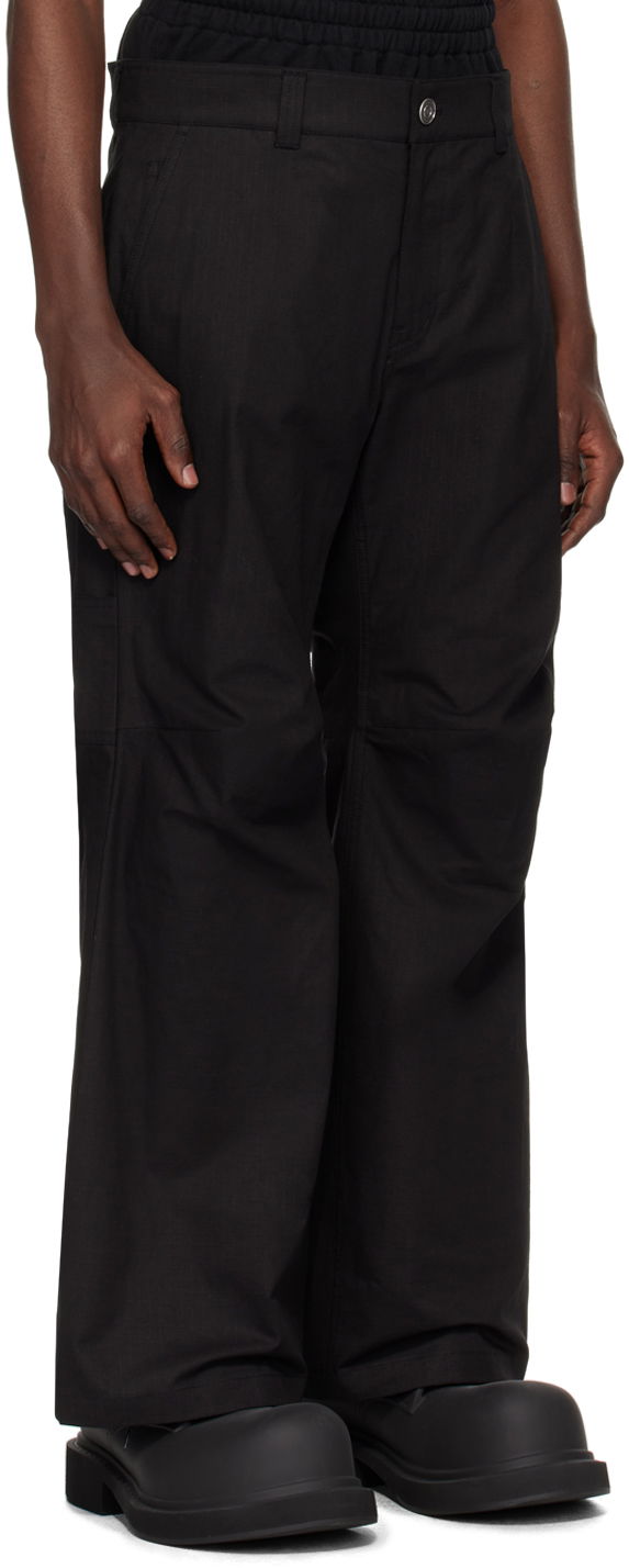 Cargo hlače We11done Layered Trousers Črna | WD-PT1-24-318-M-BK, 1