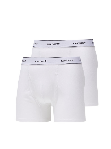 Boksarice Carhartt WIP Cotton Trunks 2-Pack Bela | I029375.931XX