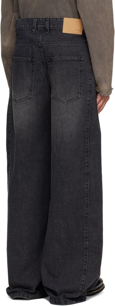 Kavbojke We11done We11done Tuck Detail Jeans Črna | WD-DP1-25-358-M-BK, 2