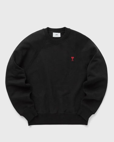 Pleteni pulover AMI Small ADC Crew Sweat Črna | BFUSW005-747-001, 2
