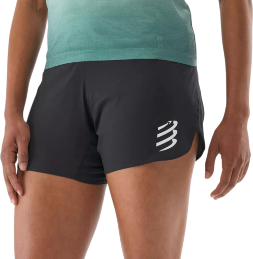 Kratke hlače Compressport Compressport Performance Running Shorts Črna | ashw4069000