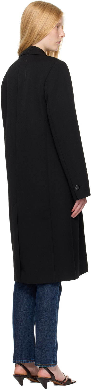 Plašči TOTEME TOTEME Classic Tailored Coat Črna | 252-WRO0198-FB0412, 2