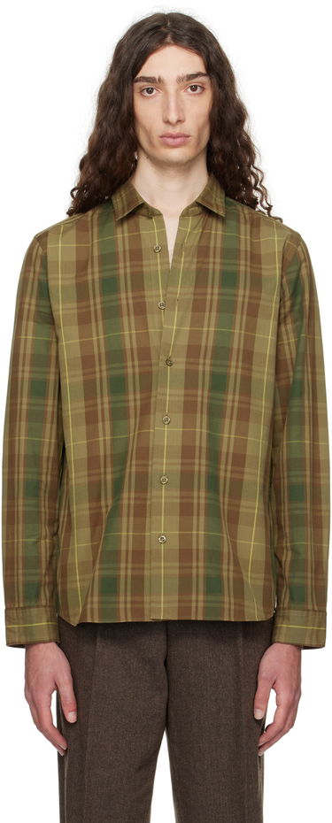 Srajce BOSS Hugo Check Button-Down Shirt Zelena | 50545390, 0