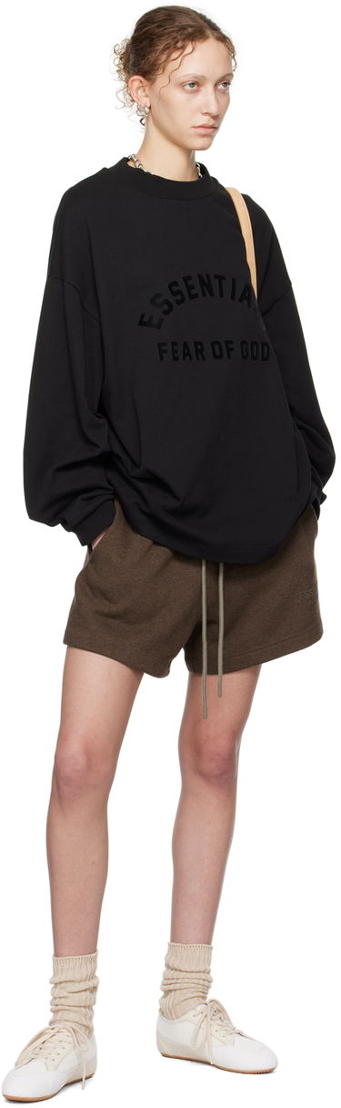 Majica Fear of God Core Collection Heavy L/S Tee Black Črna | 125SU242010F, 4