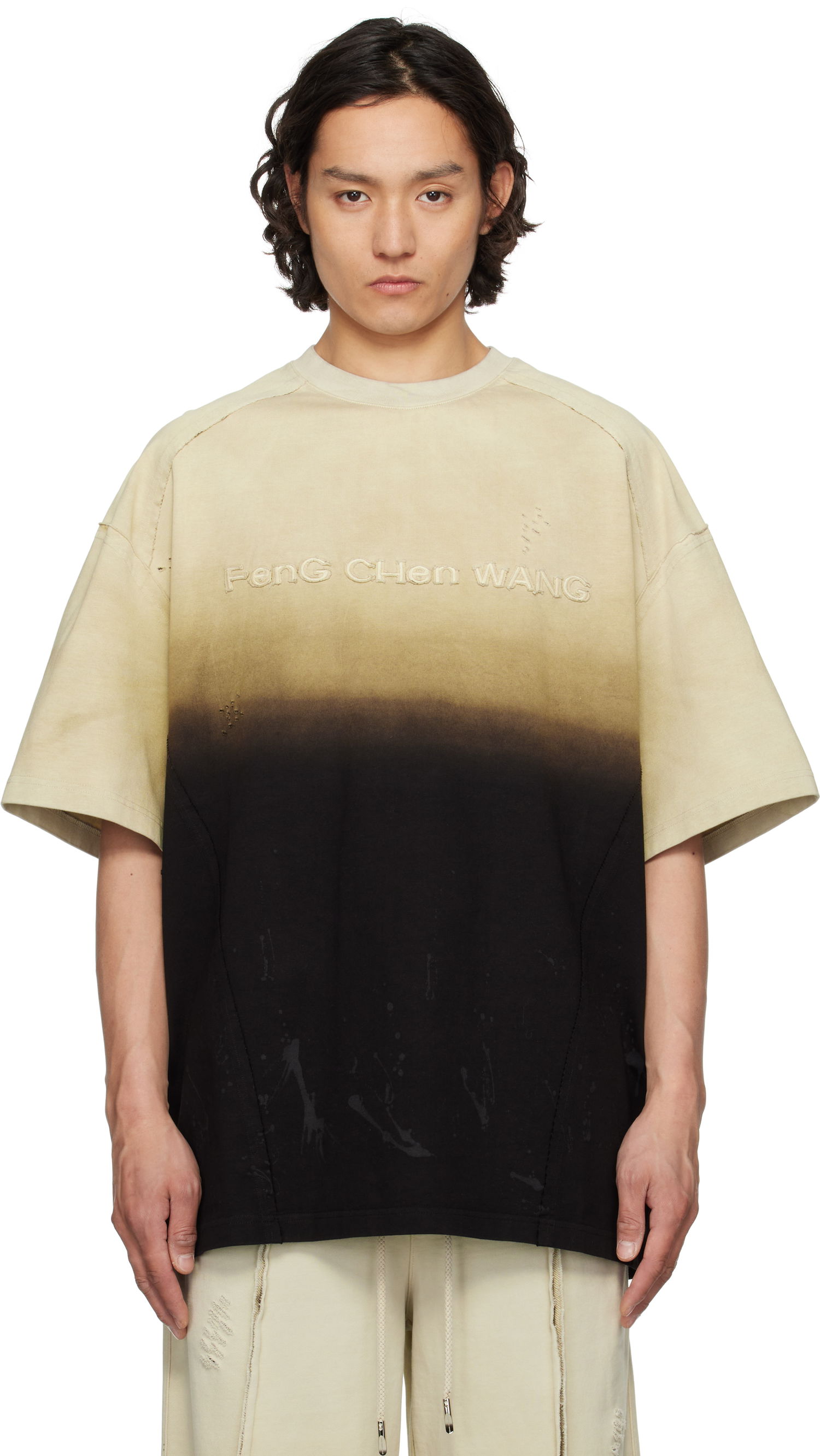 Majica Feng Chen Wang Feng Chen Wang Gradient T-Shirt Bež | FUS19TS01, 0