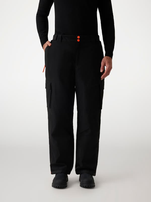 Cargo hlače GUESS Guess Ski Pants Črna | M4PB59WH0K0