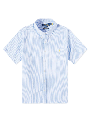 Srajce Polo by Ralph Lauren Seersucker Turkizna | 710906574002