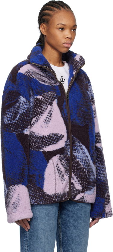 Bomber jakna JW Anderson JW Anderson Printed Fleece Zip-Up Jacket Večbarvna | JK0376-PG1712, 1