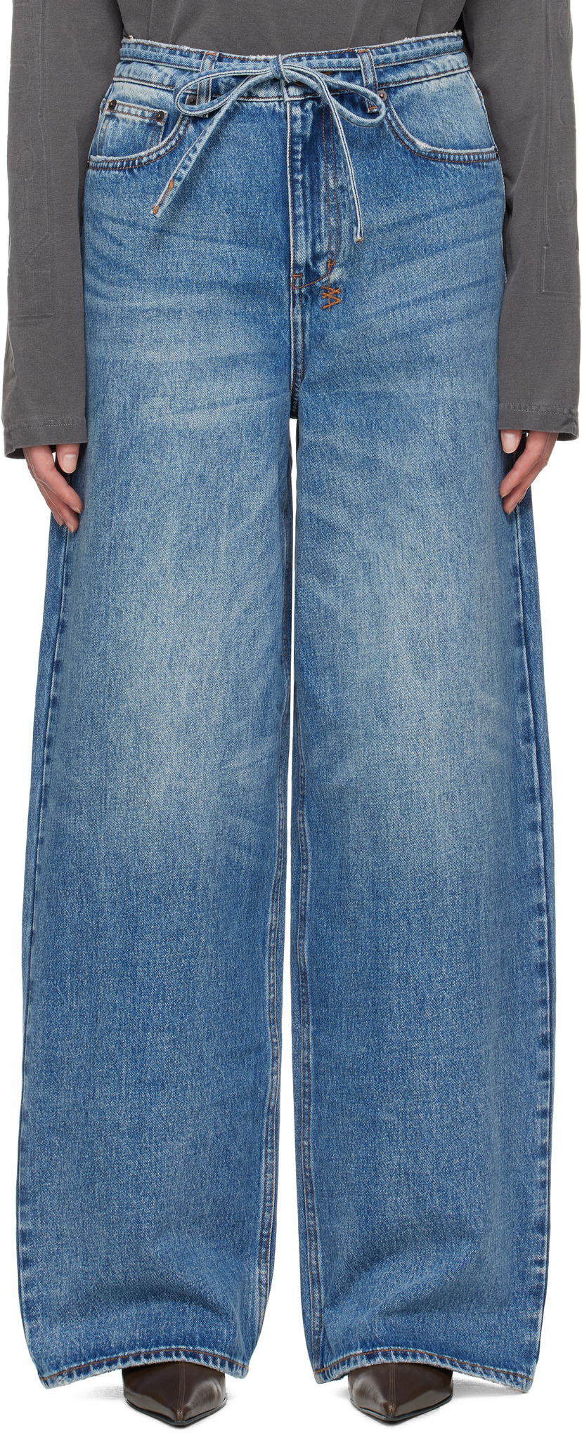 Kavbojke Ksubi Ksubi Baggy Jeans Modra | WSP25DJ015
