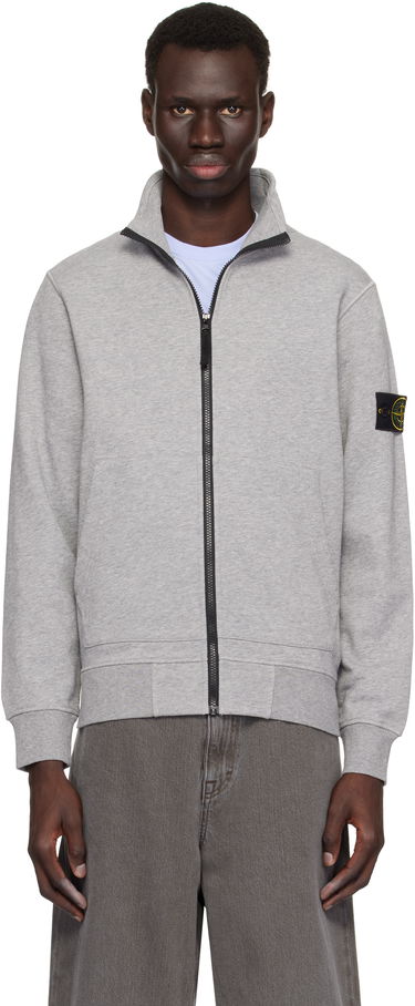Pulover Stone Island Stone Island Logo Patch Sweatshirt Siva | K1S156100643S0051, 0