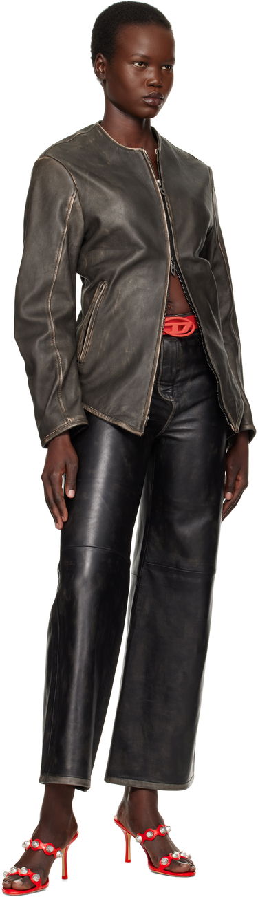Jakna Diesel Leather Jacket Črna | A15873 0EGBL, 3