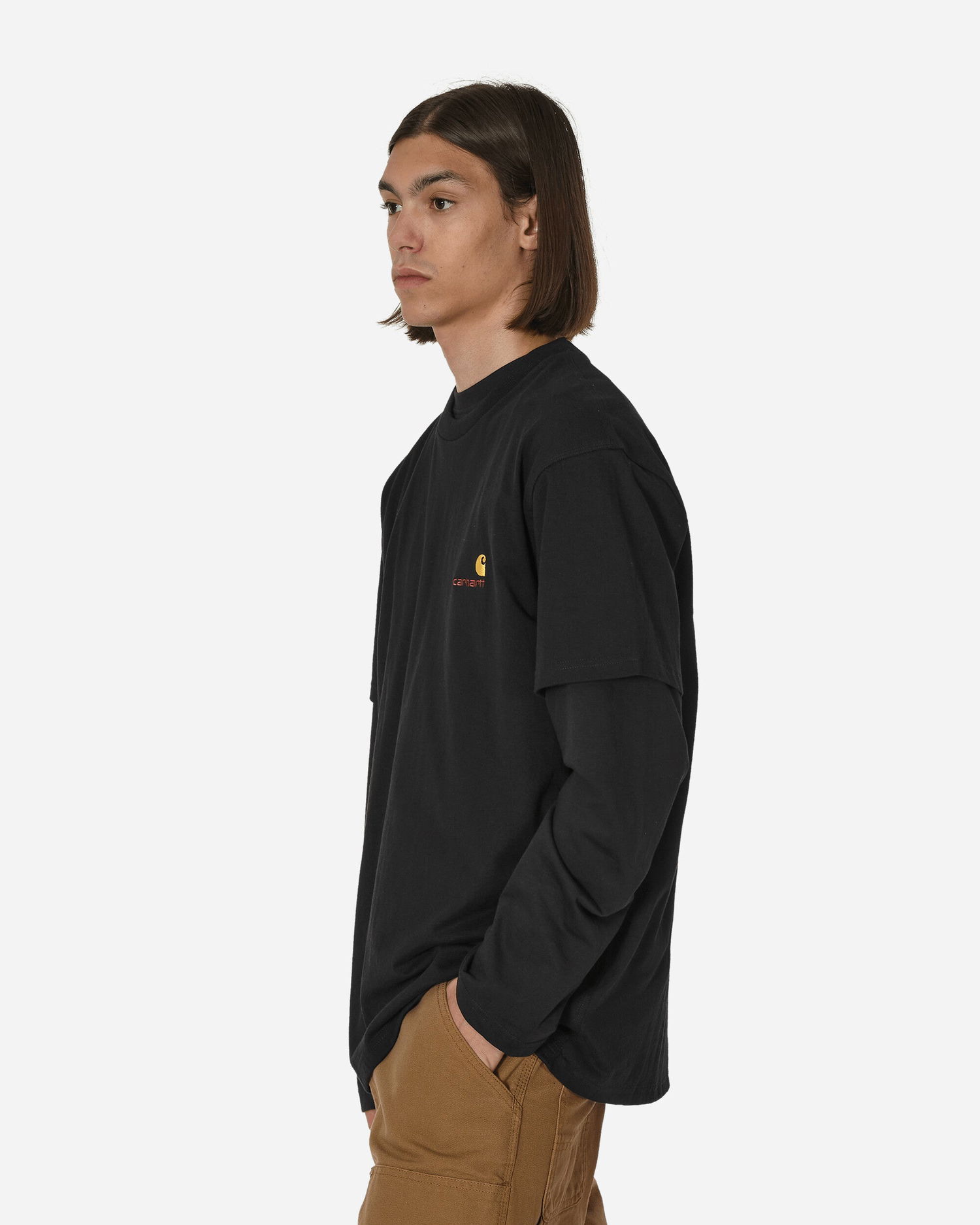 Majica Carhartt WIP American Script T-Shirt Črna | I029956_89_XX, 1
