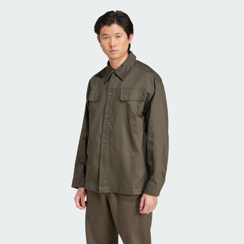 Srajce adidas Performance Essentials Workwear Overshirt Zelena | JD3343