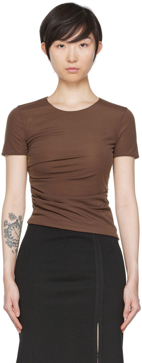 Majica Helmut Lang Helmut Lang Reversible T-Shirt Rjava | M05HW502, 0
