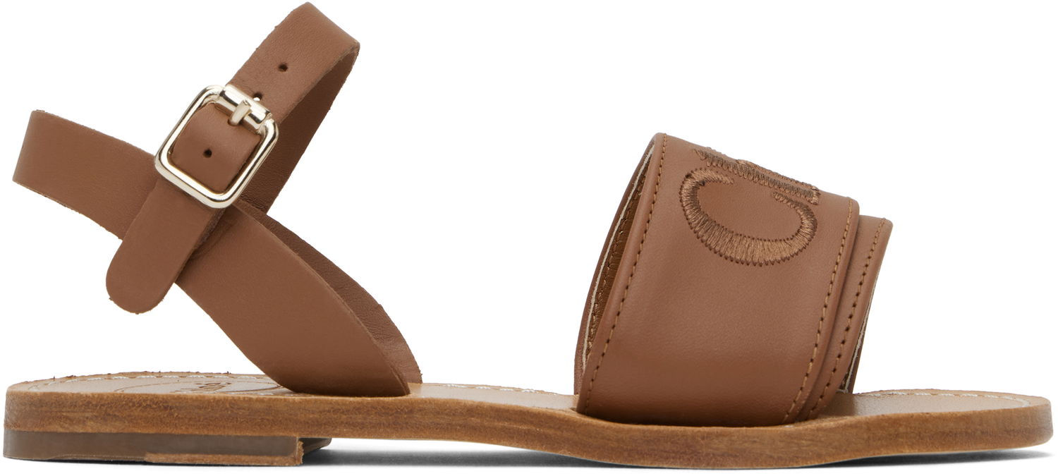 Modni dodatki CHLOÉ Chloé Kids 'Chloé' Sandals Rjava | C20510, 0
