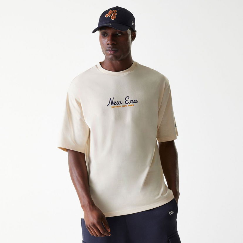 Majica New Era New Era Wild Graphic Tee Bež | 60684387