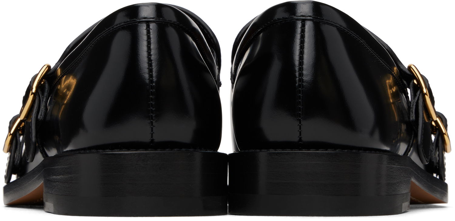 Oblačila Marni Marni Bambi 3.0 Double Buckle Loafers Črna | MOMS006002 PS679, 1