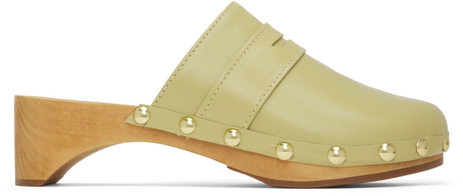 Oblačila BY FAR BY FAR Hans Clogs Zelena | 22SSHNSOLVGLS, 0
