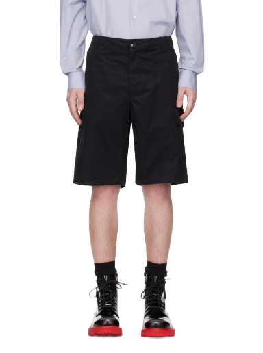 Kratke hlače KENZO Paris Cargo Pocket Črna | FD55SH2359RO