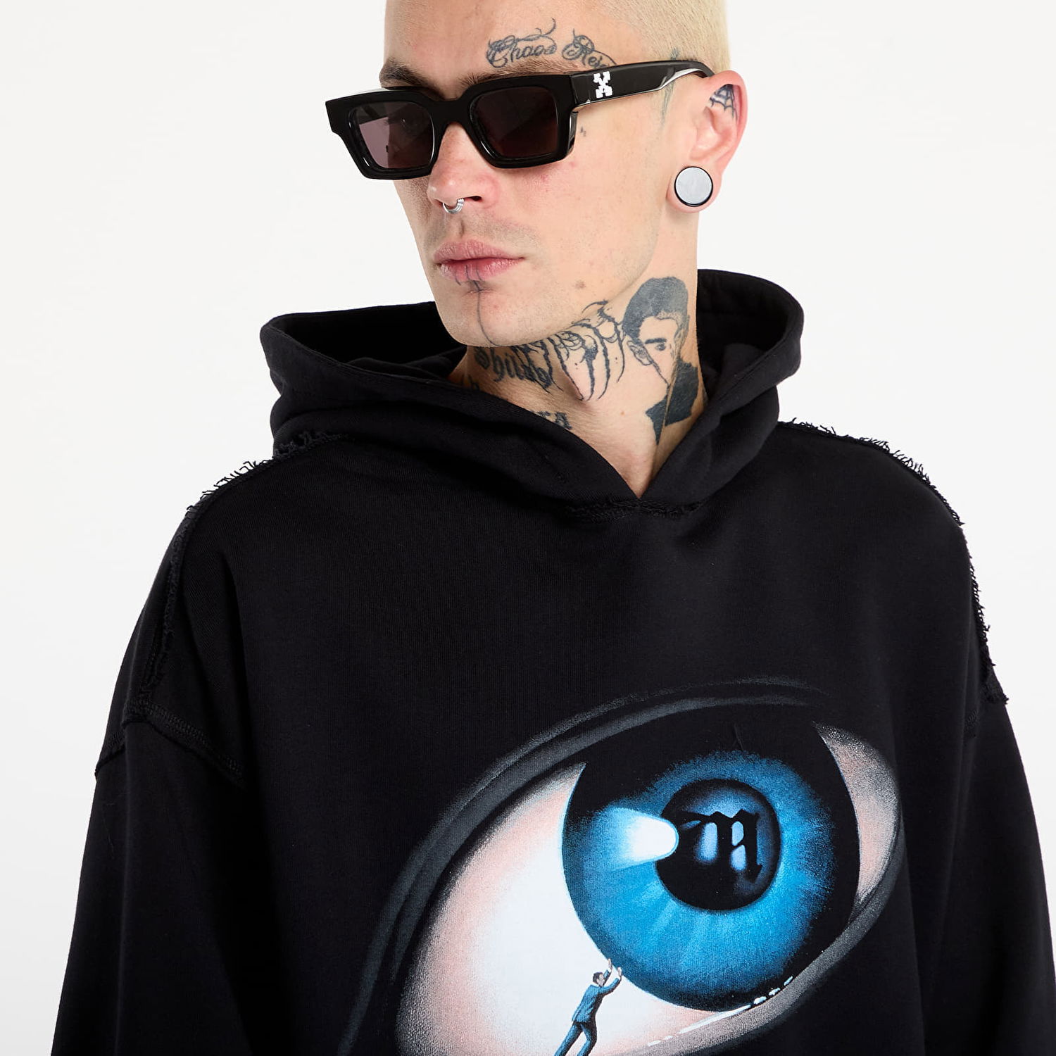 Pulover MISBHV MISBHV Eye Print Hoodie Črna | 251M206, 1