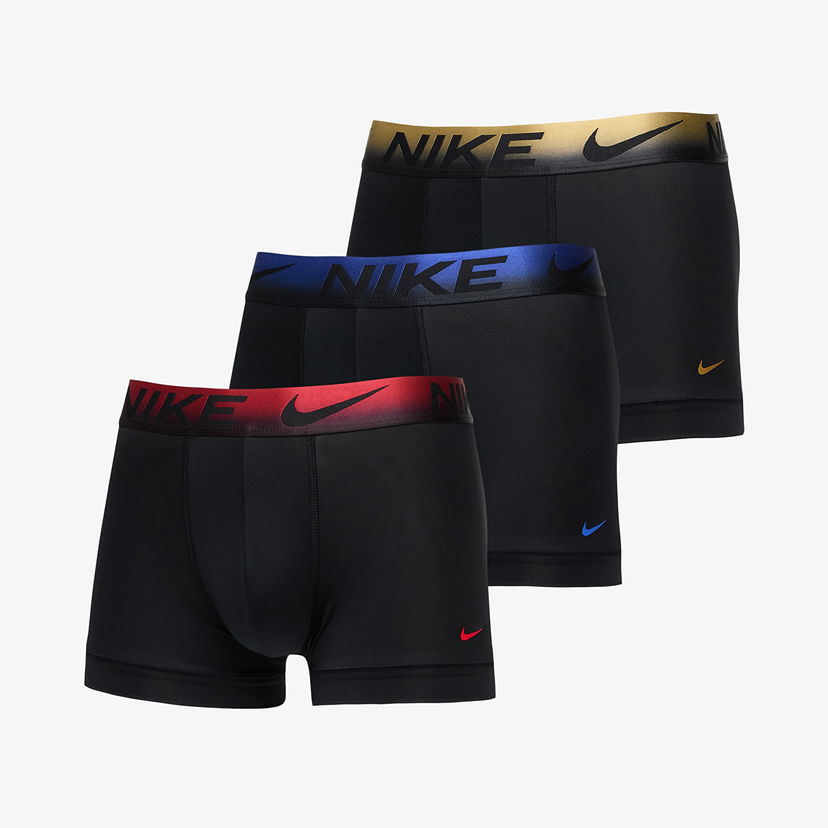 Spodnje perilo in nogavice Nike Dri-FIT Essential Micro Trunk 3-Pack Multicolor L Črna | 0000KE1156-EXG