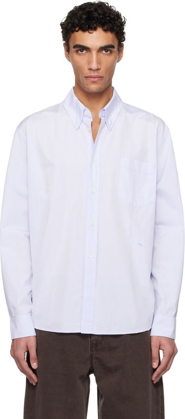 Srajce OUR LEGACY Our Legacy Beyond Button-Down Shirt Modra | M2252BD, 0