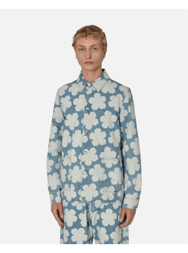 Jakna KENZO Printed Workwear Denim Jacket Večbarvna | FC65DV1019GP 64